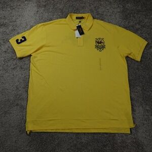 Polo Ralph Lauren Polo Shirt Mens 3XLT Triple Pony International Challenge NYC